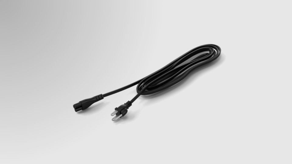 Neat power cable (4.5m, grounded)